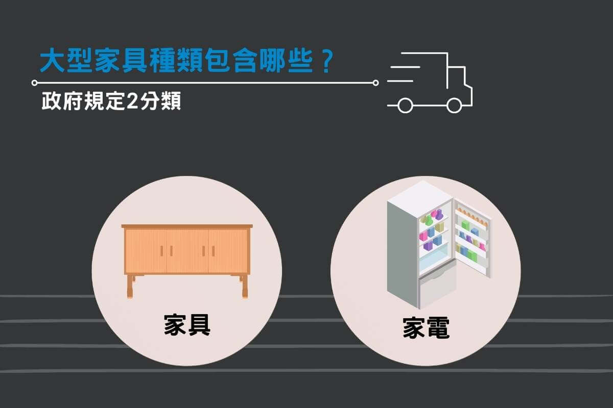 大型家具種類包含哪些？政府規定2分類
