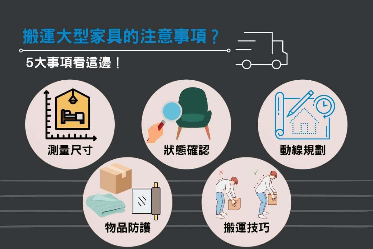 搬運大型家具的注意事項？5大事項看這邊！