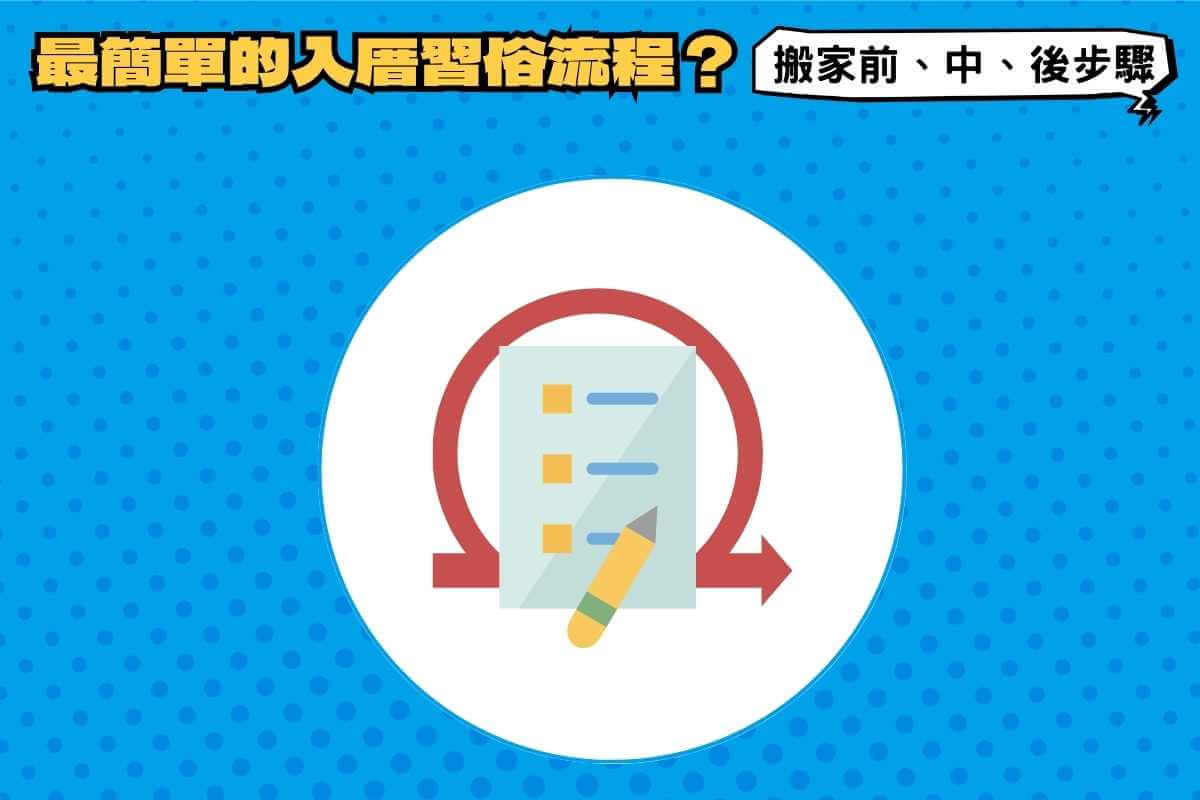 最簡單的入厝習俗流程？搬家前、中、後步驟